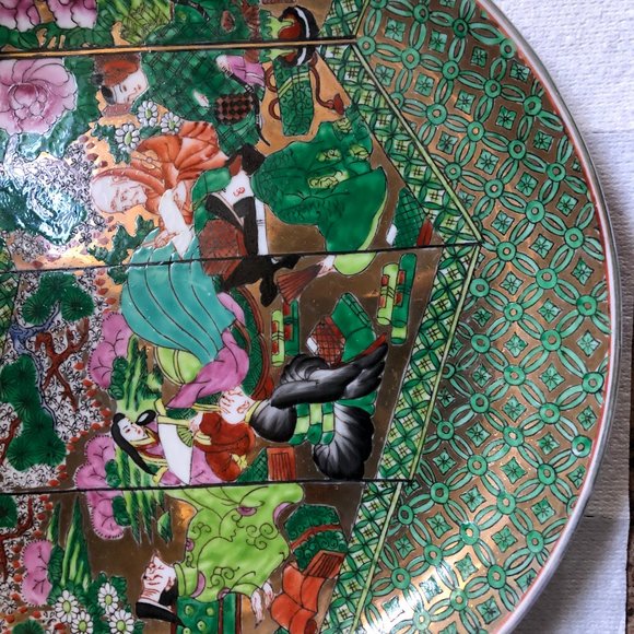 Vintage Hong Horizons Collections Tale of Genji ltd edition 12" plate 382/500 - Picture 5 of 9